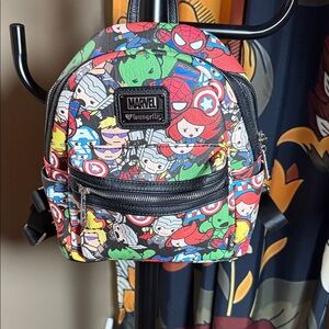 Marvel Loungefly Red and Black Character Backpack